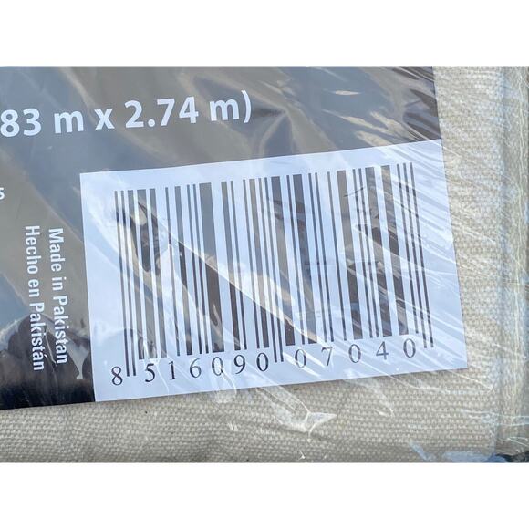 Proline Professional Canvas Drop Cloth 6' x 9' 10 oz Washable Reusable NEW - Picture 3 of 4